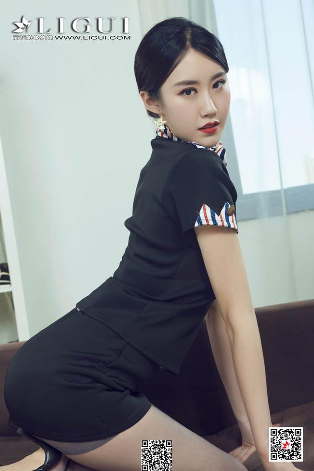 Ligui丽柜 – 2020.11.02《莲秘空姐》子晴[82P98M]-2