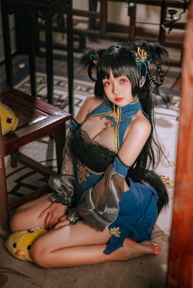 日奈娇 – NO.076 碧蓝航线 大潮旗袍 [25P-206M]-1