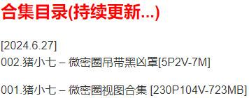 猪小七 – 微密圈写真合集【持续更新中】-1