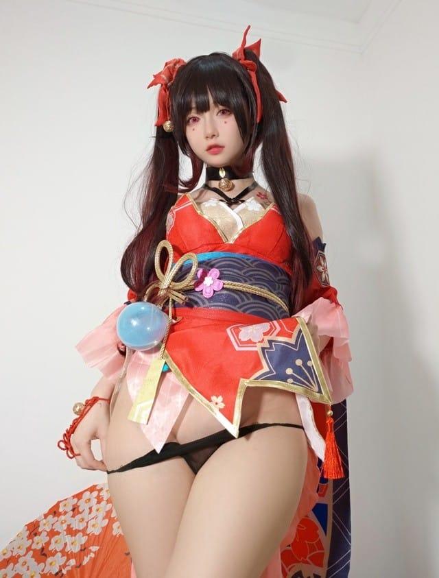 迷之呆梨(发条少女) – 花火[66P3V-631MB]-1