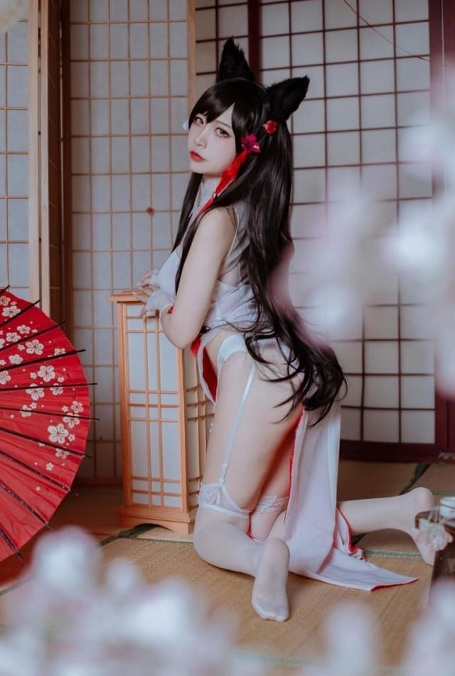 二佐Nisa – NO.196 犬之眷 碧蓝航线 爱宕 旗袍 [18P-204MB]-1