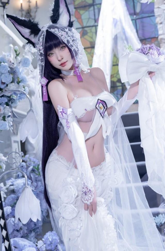 清水由乃 – NO.077 碧蓝航线 武藏 紫藤花[51P1V-638MB]-1