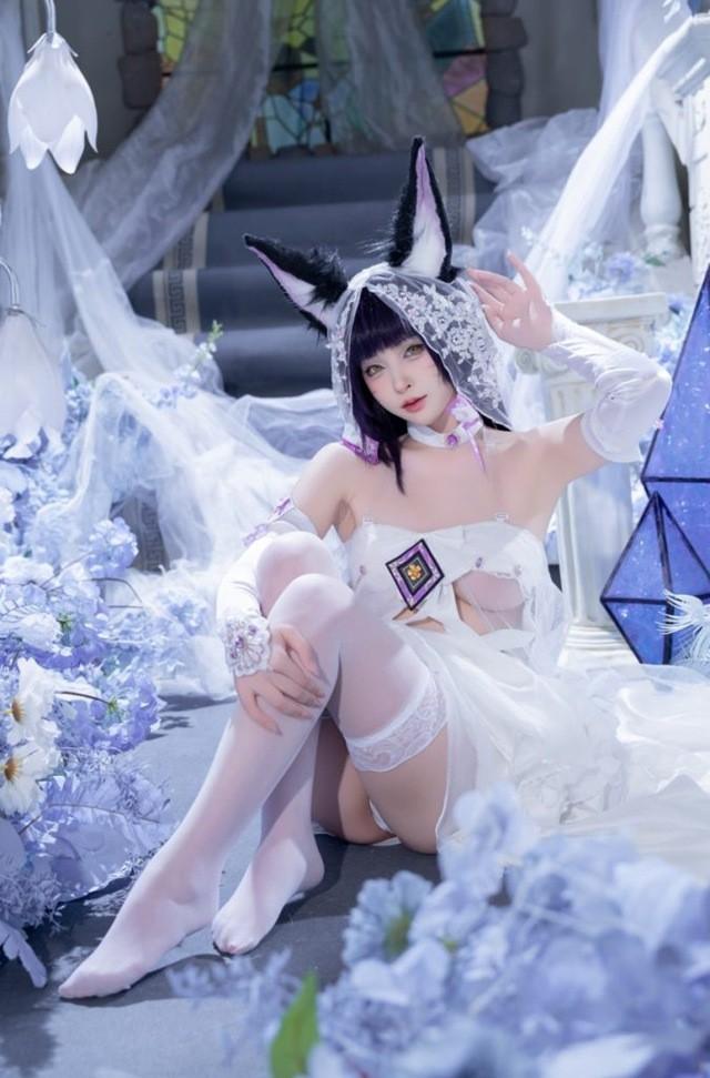 清水由乃 – NO.077 碧蓝航线 武藏 紫藤花[51P1V-638MB]-3