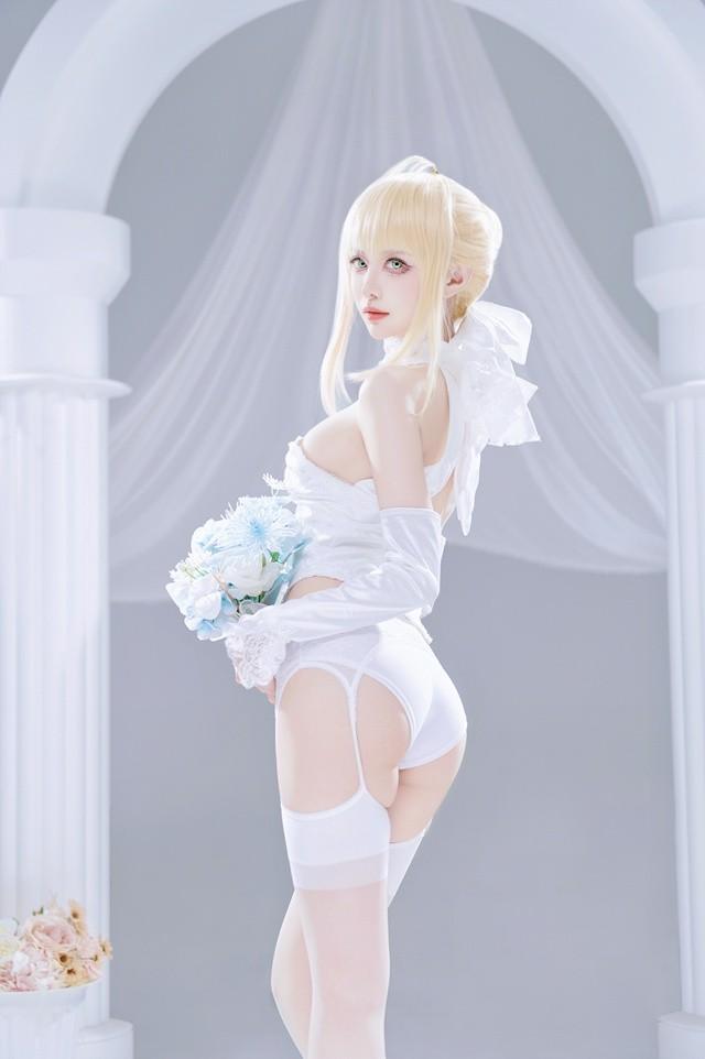 Shika小鹿鹿 – NO.135 FGO-Saber花嫁[22P-284MB]-2