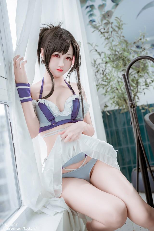 Kuuko W – Tifa Swimsuit[33P-172.9M]-1