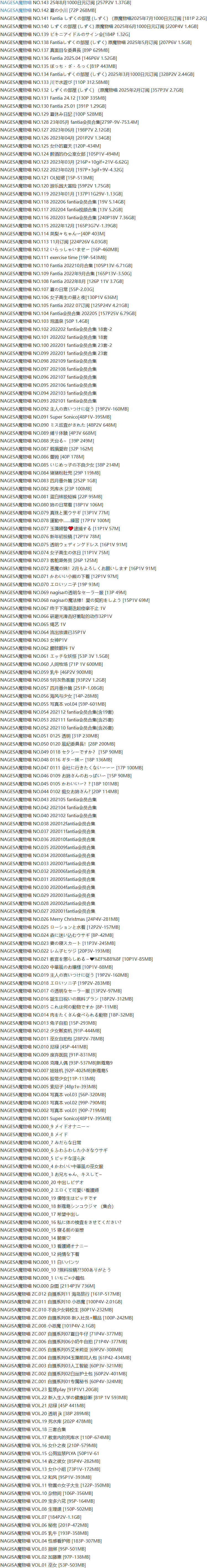 Nagesa魔物喵 – 写真图片合集【持续更新中】-2