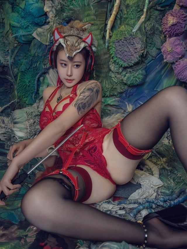 奈汐酱nice – NO.096 猎狼女 [47P1V-993MB]-1