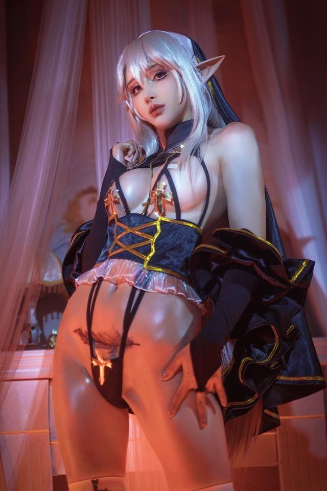 鹿八岁baby – 堕落修女[61P-456.7M]-1